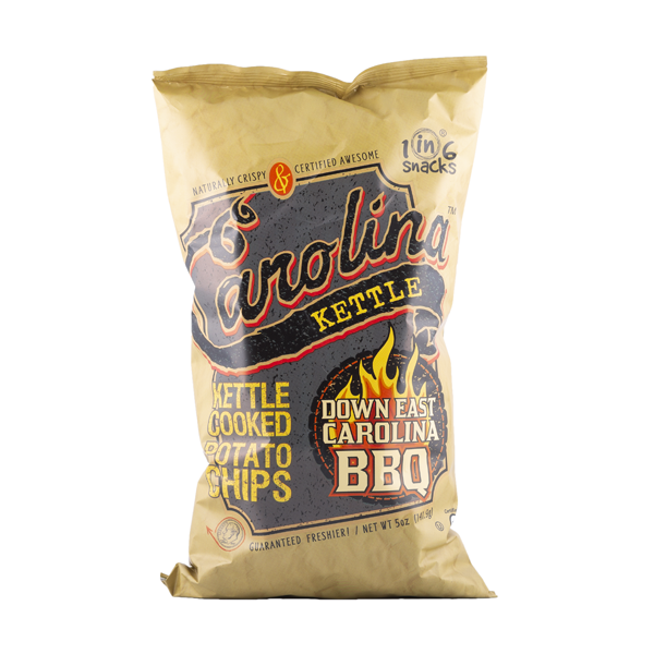 Carolina Kettle Potato Chips- Down East Carolina BBQ 5 oz