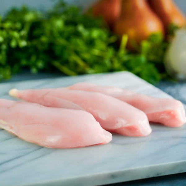 Pastured Chicken Breasts (boneless, skinless, corn and soy free) 1 lb